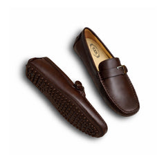 TOD'S Men leather Loafers - brown